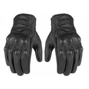 WSYW Touch Screen Motorcycle Gloves Leather Full Finger Gloves Motorbike Bikes Moto Mens Womens S